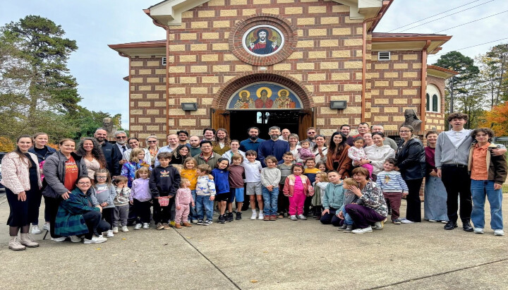 Members of St. Simeon Serbian Orthodox Church at their 