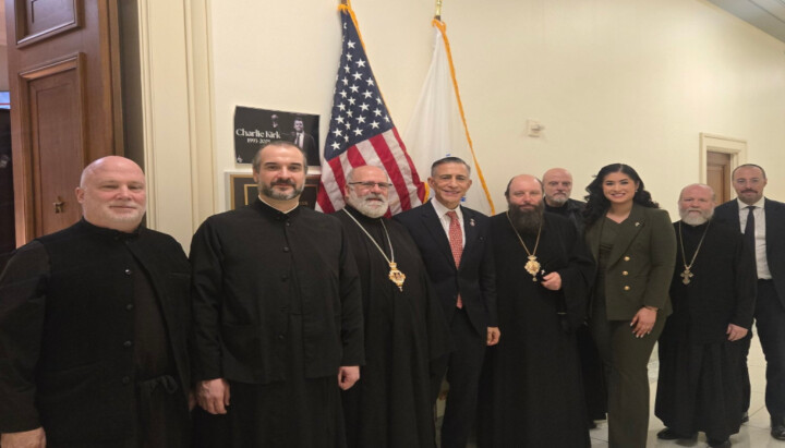 A meeting was held with Rep. Darrell Issa on Wednesday. Photo: Catherine Whiteford/X