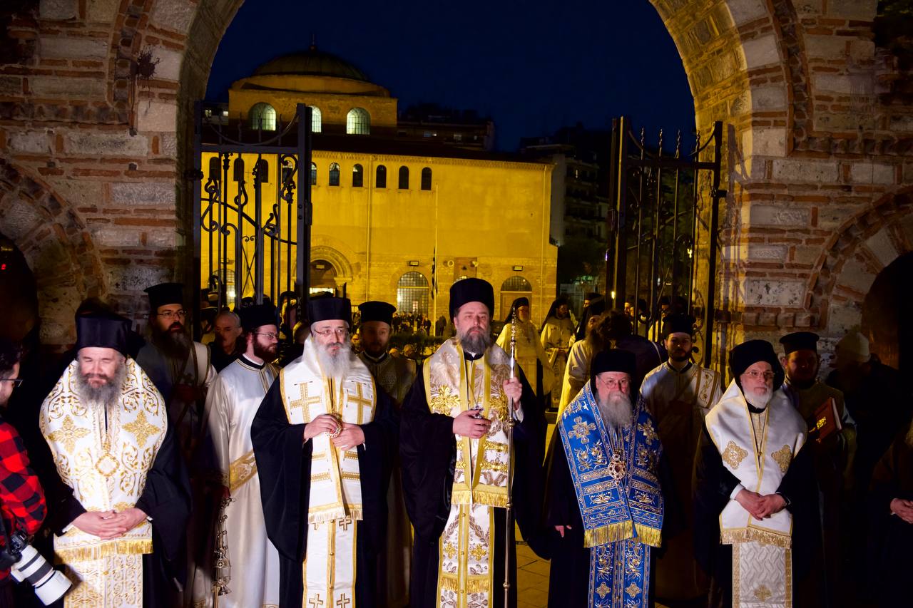 Late Metropolitan Anthimos of Thessaloniki Lies in State at Hagia Sophia фото 1