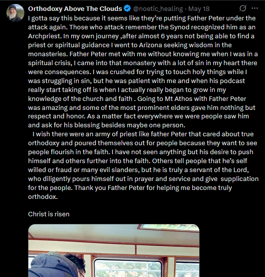 ROCOR Synod Releases Statement on Fr. Peter Heers - photo 2