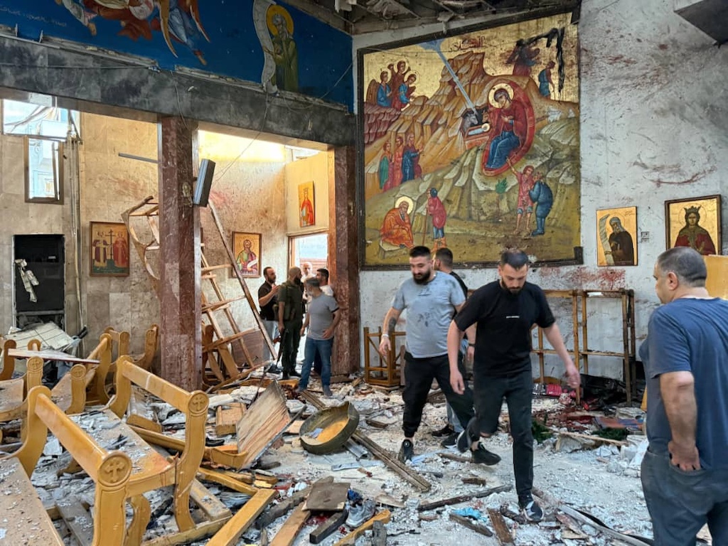 Inside of the St. Elias Orthodox Church